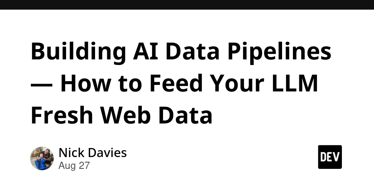 利用Apify构建AI数据流水线